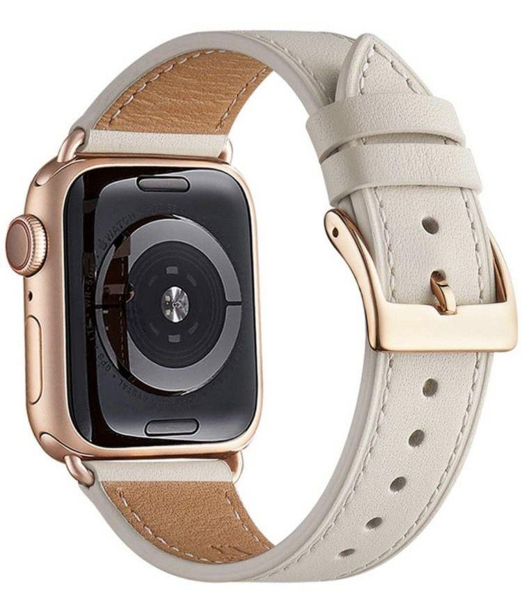 ㉒新品 38/40/41㎜ アップルウォッチ 用 本革 ベルト 互換品 全世代