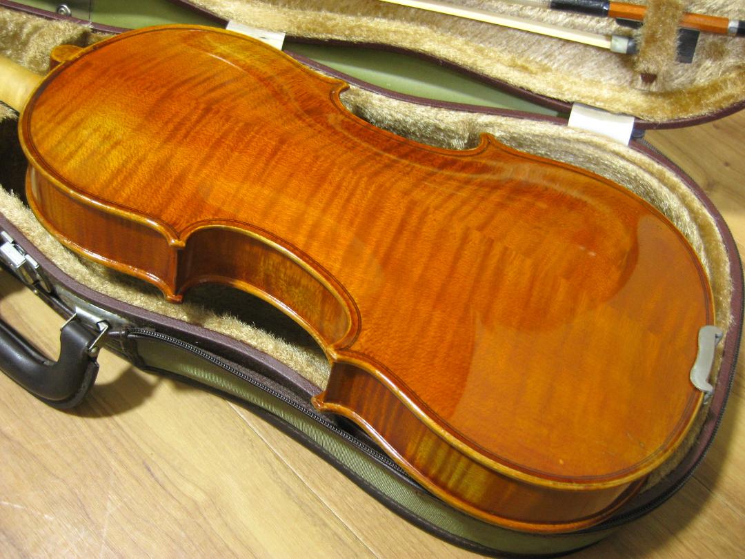 ミュート㊧ 良虎杢ドイツ製 4 4 セット GkEPT-m93823131606 Sebastian Riedl バイオリン えてありま