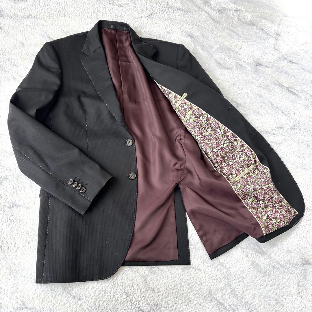 PAUL SMITH ポールスミス セットアップ スーツ 花柄 ブラック