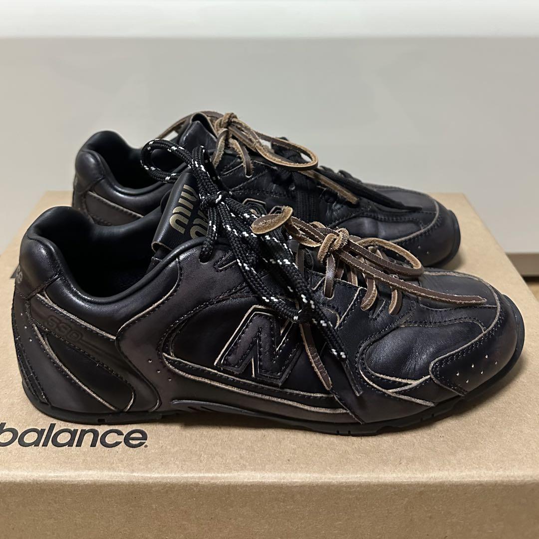 New Balance x Miu Miu 530 SL レザー スニーカー - メルカリ