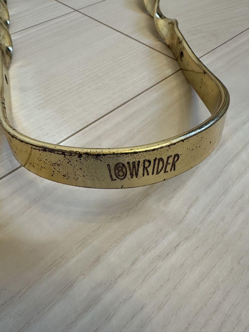ローチャリ　lowrider bicycle ツイストシーシーバー　ゴールド