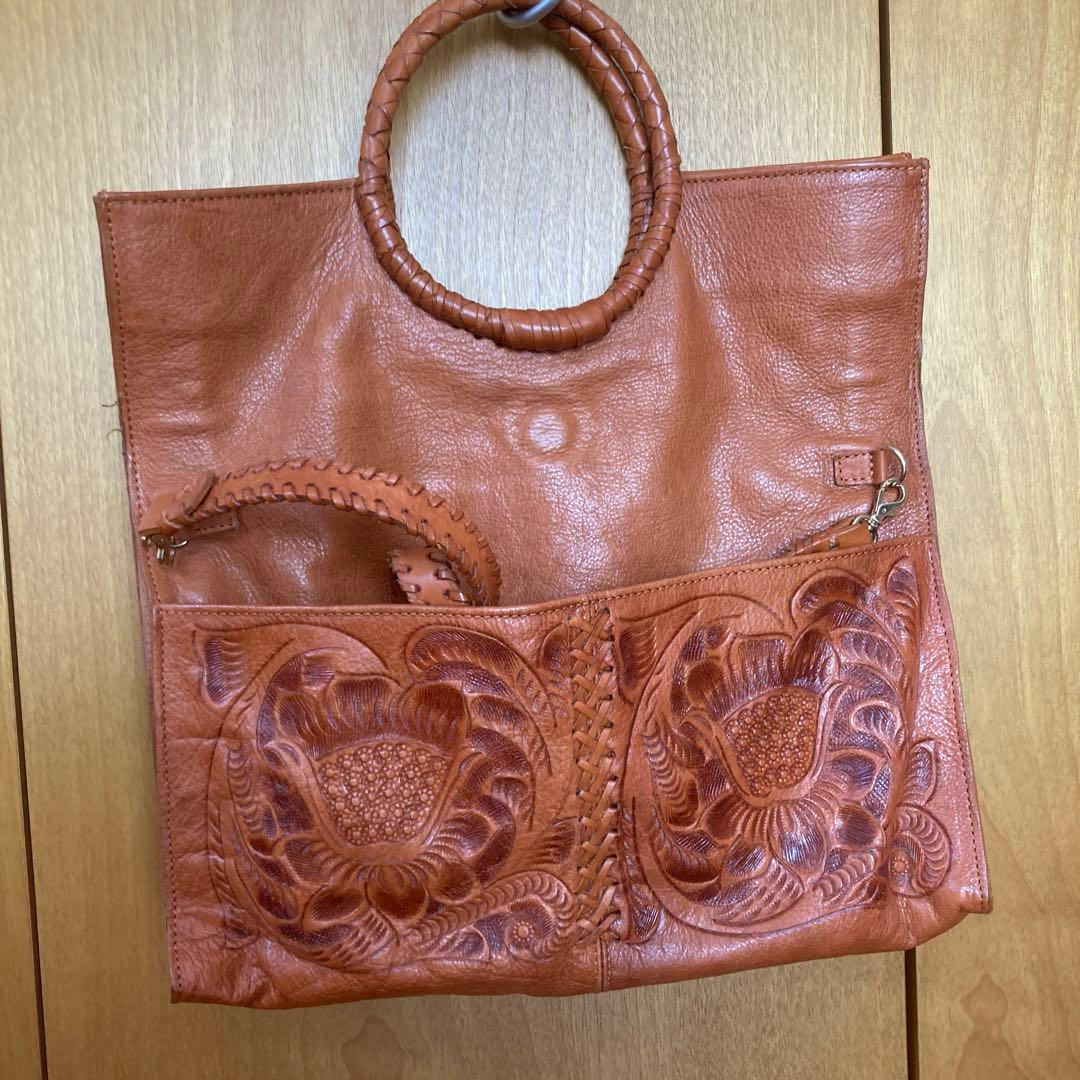 美品　グレースコンチネンタル　カービング　クラッチ　ショルダー　3ウェイ　バッグ