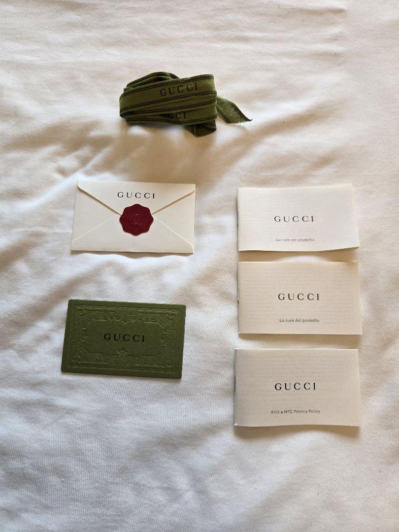 GUCCI ブラウンレザー ショルダーバッグ