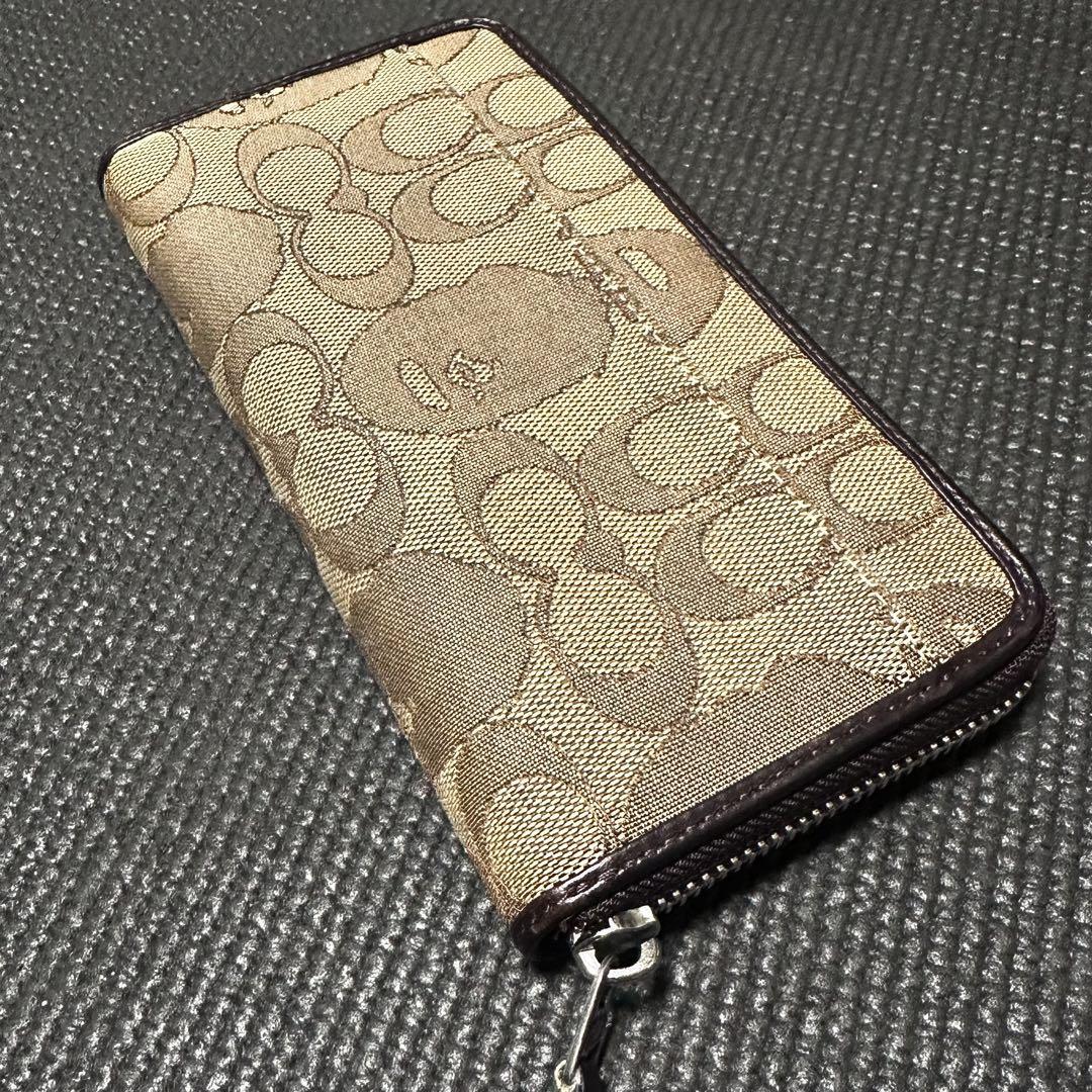 Bape coach ラウンドファスナー　ウォレット