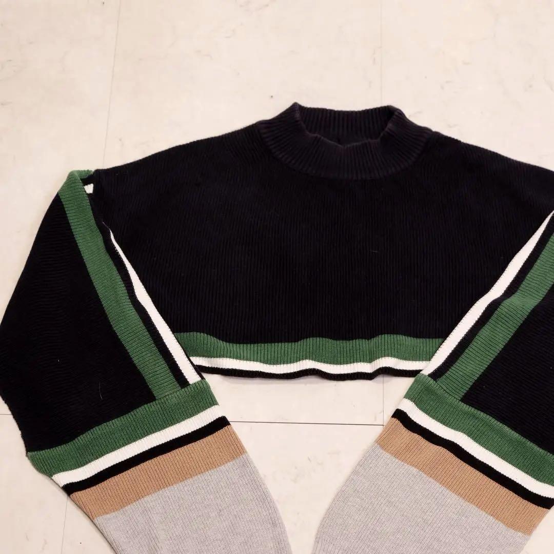 【値下げ】sacai クロップドニット