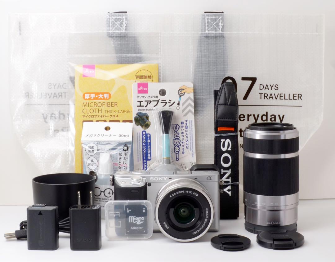 高速、高精度なAF！SONY α6400★S数約690回★純正Wズームキット