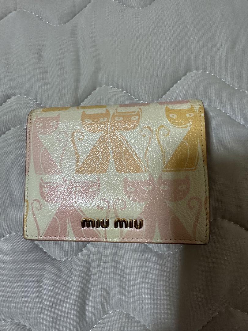 miumiu MIUMIU 二つ折りウォレット 財布