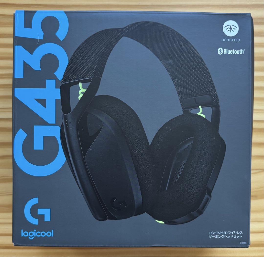 新品未開封　logicool G435 ワイヤレスヘッドホン Amazon.co.jp: Logicool G ゲーミングヘッドセット G435BK