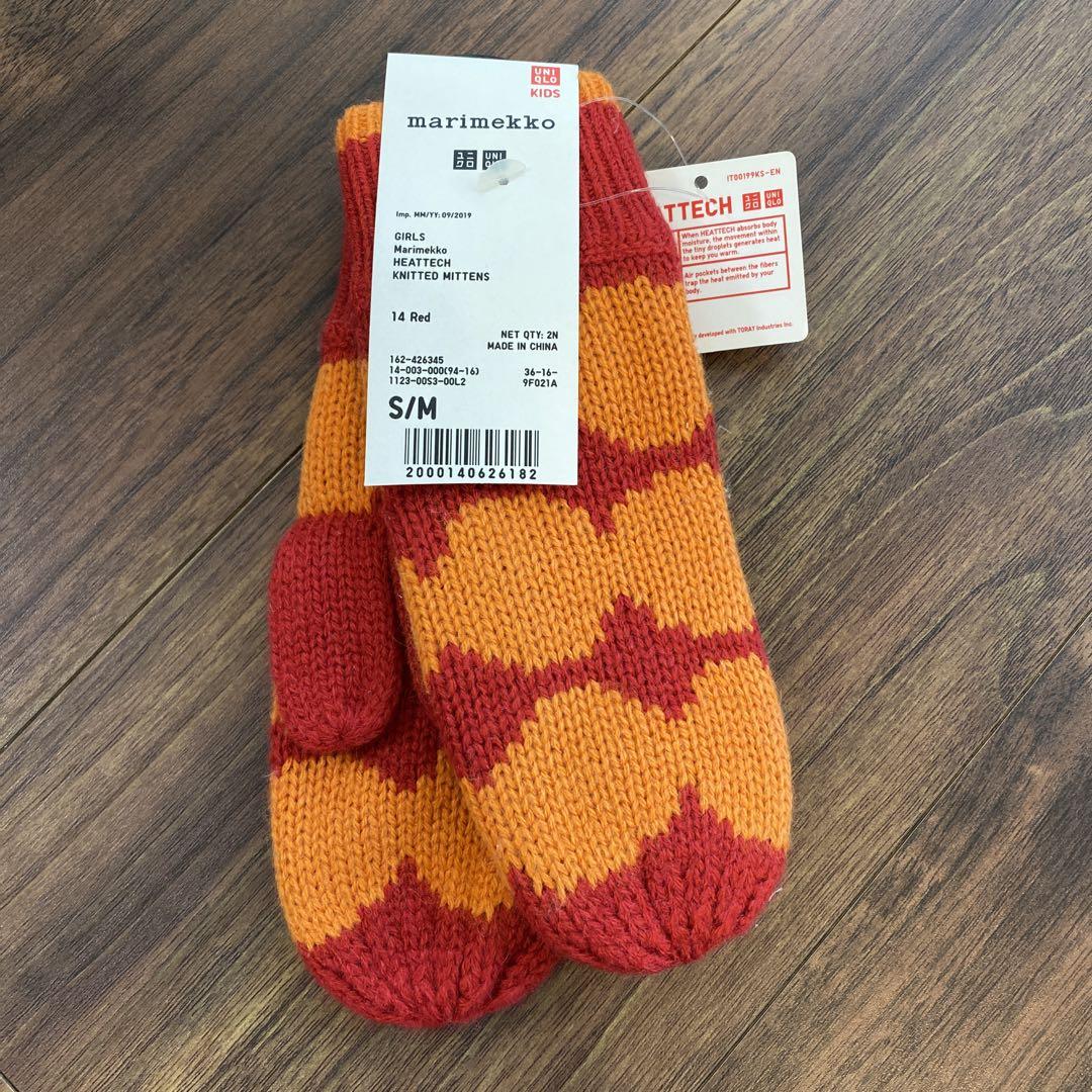 UNIQLO マリメッコ コラボ手袋 女児 S M