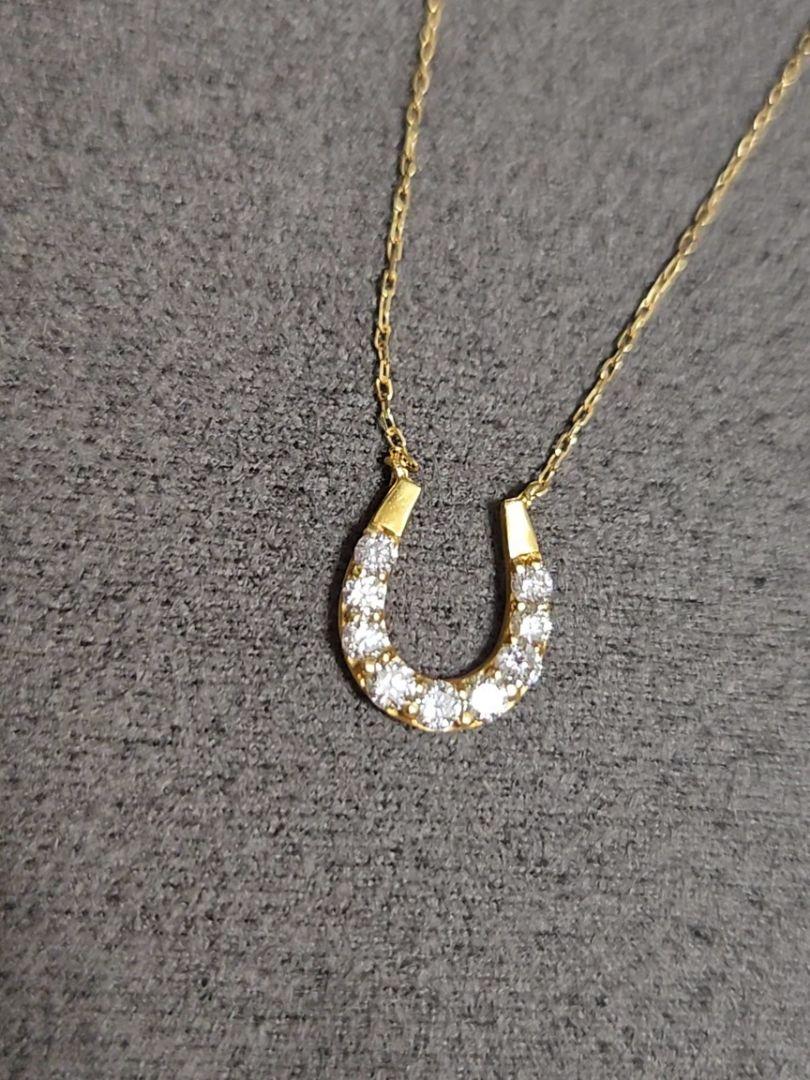新品18Kダイヤモンドネックレス