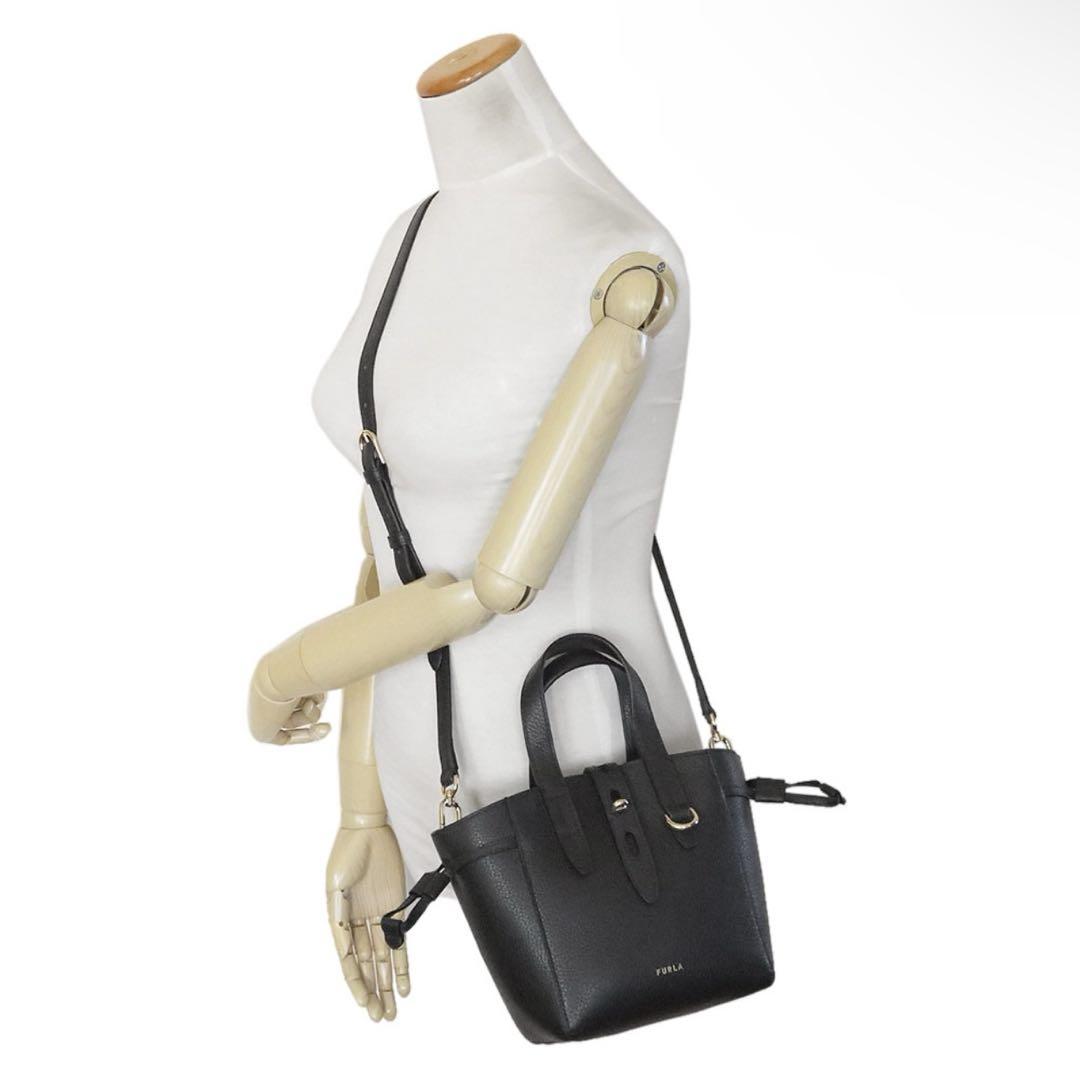 FURLA コニャック ミニトートバッグ
