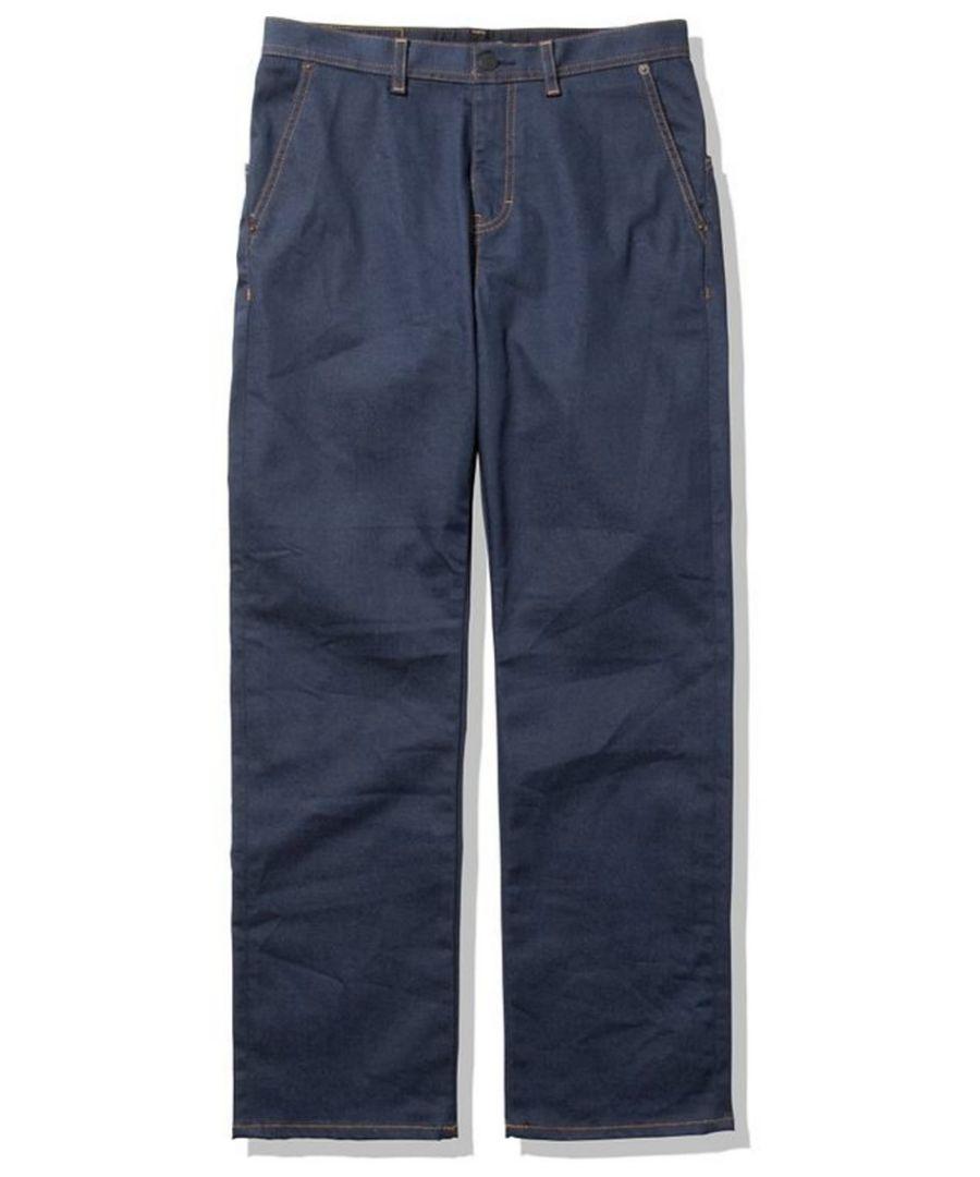 超美品 ノース・フェイス デニムクライミングストレートパンツ レディースM