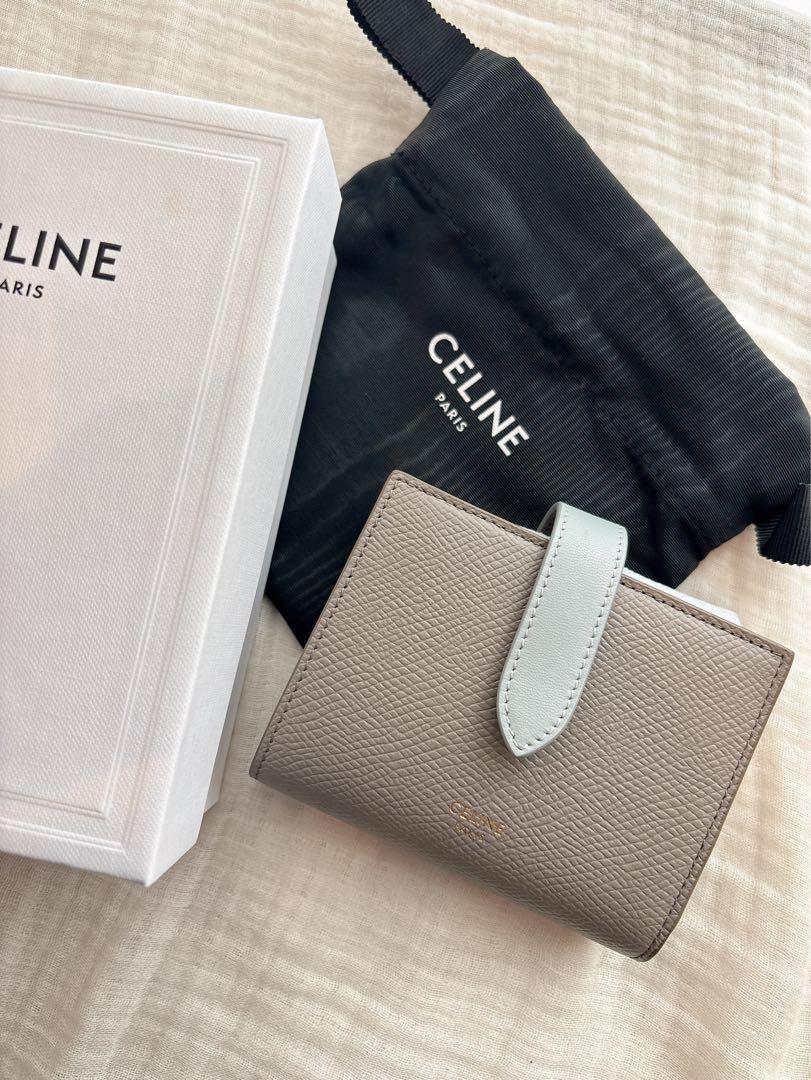 印象のデザイン CELINE グレー 2つ折り財布 保存袋・箱付き - メルカリ 小物