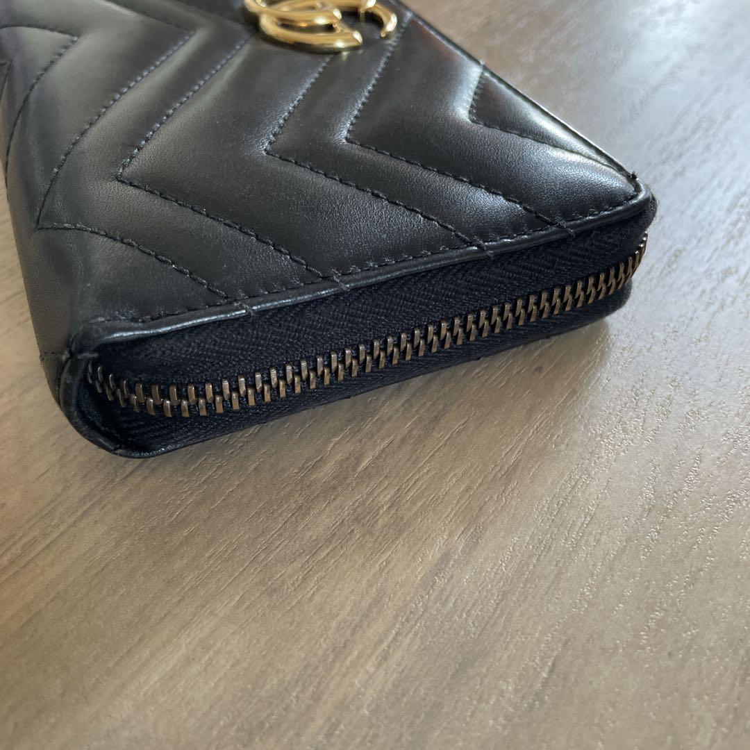 【美品】GUCCI GGマーモント長財布
