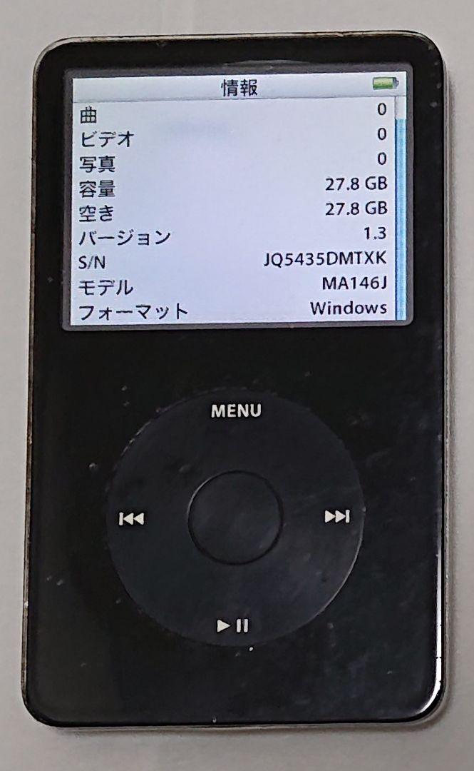 Apple iPod Classic 第5世代 30GB MA146J 動作確認 - メルカリ