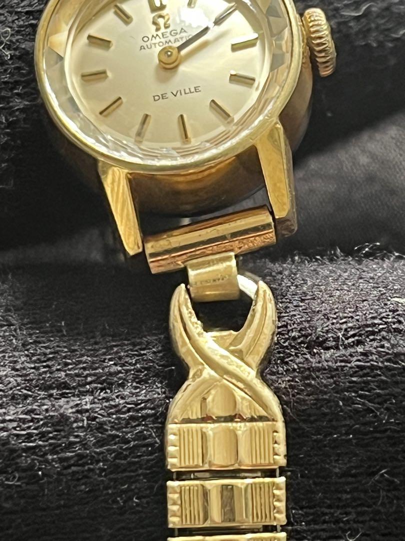 OMEGA オメガ デビル ゴールド レディース 腕時計 自動巻 アンティーク