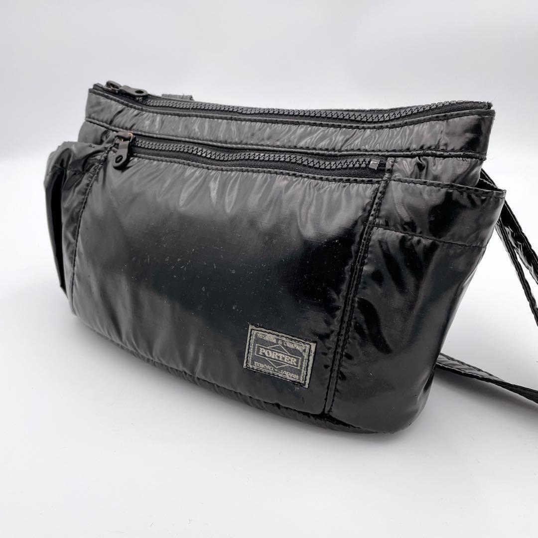 PORTER ポーター シーレ ショルダーバッグ ブラック ナイロン