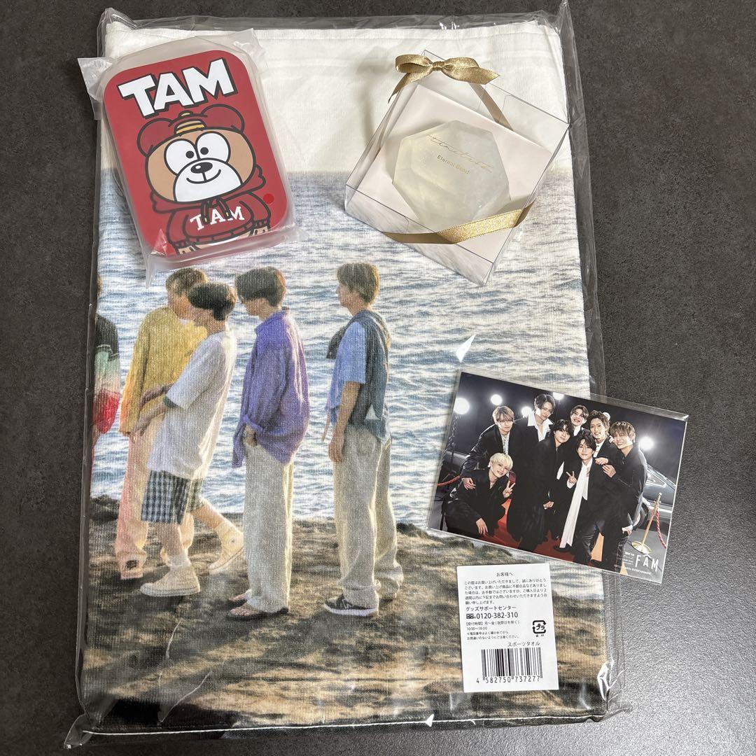 timeleszグッズセット TAM缶、石鹸、タオル、オリジナルフォトセット
