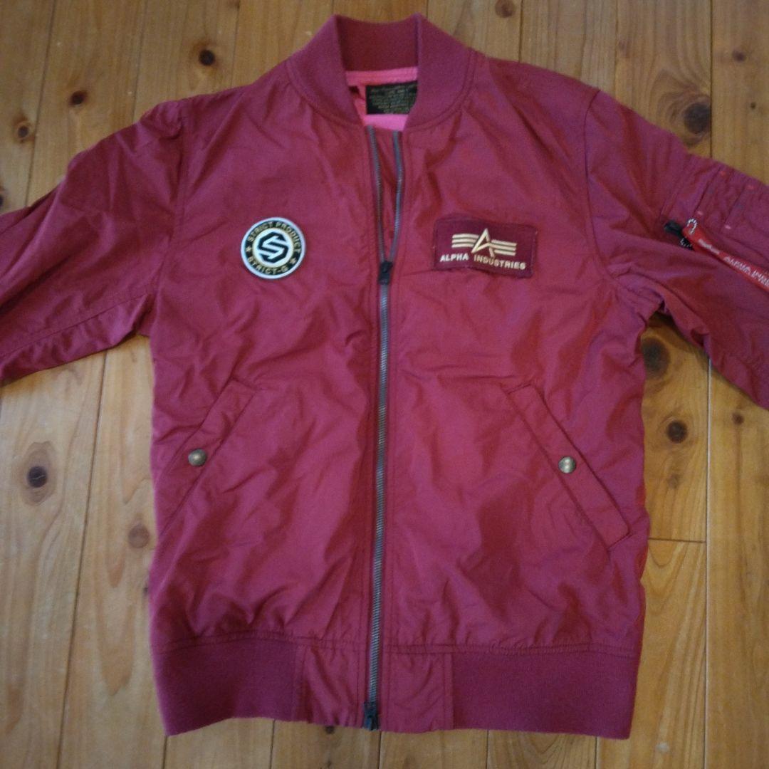ストリクトG ALPHA INDUSTRIES ミリタリージャケット レッド