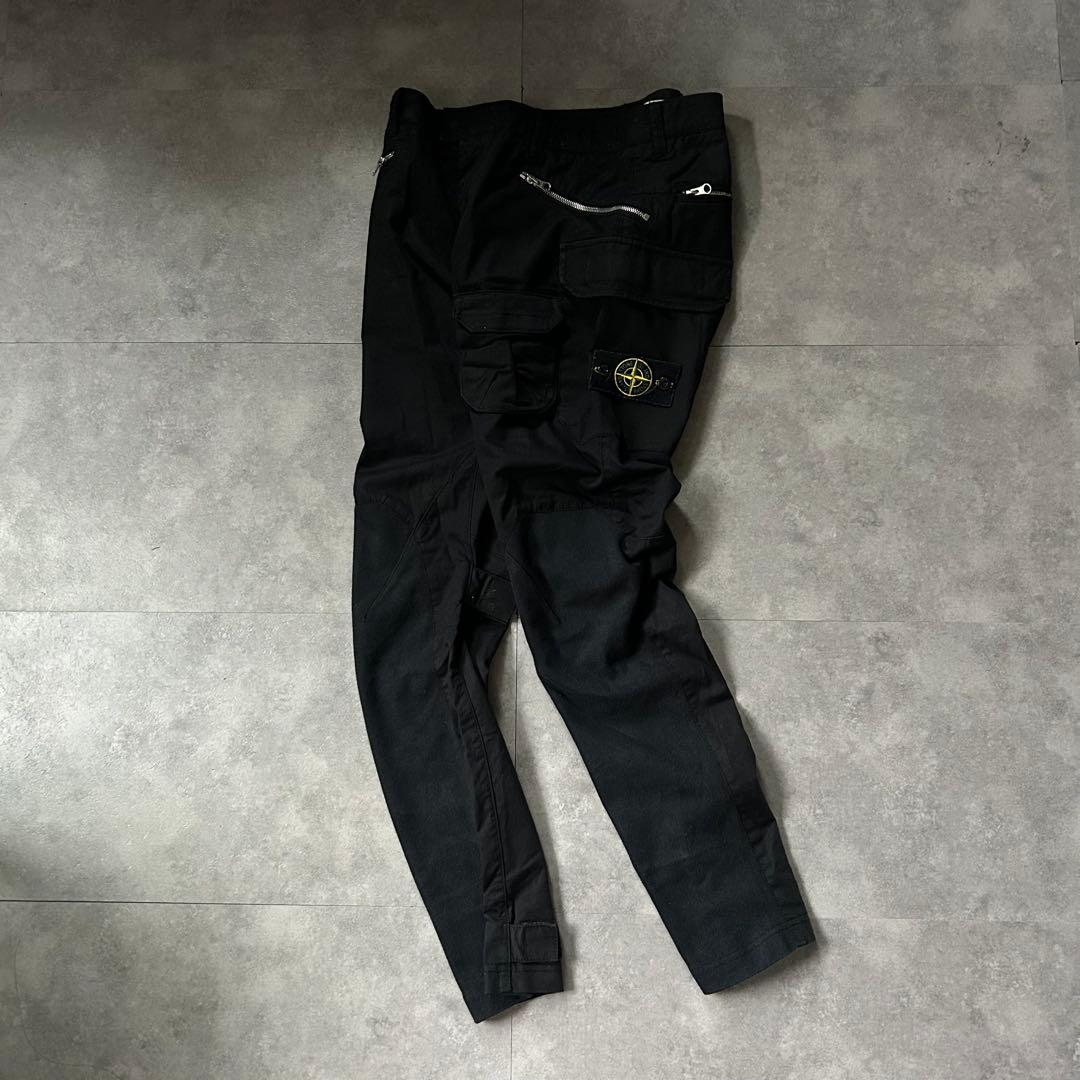 【希少❗️】美品 stone   カーゴパンツ ワーク ブラック 30