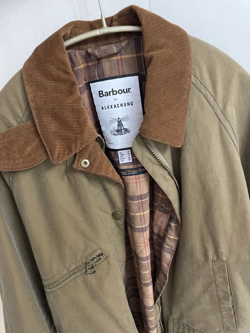 Barbour BY ALEXACHUNG カルメンワックスジャケット Barbour BY ALEXACHUNG カルメンワックスジャケット