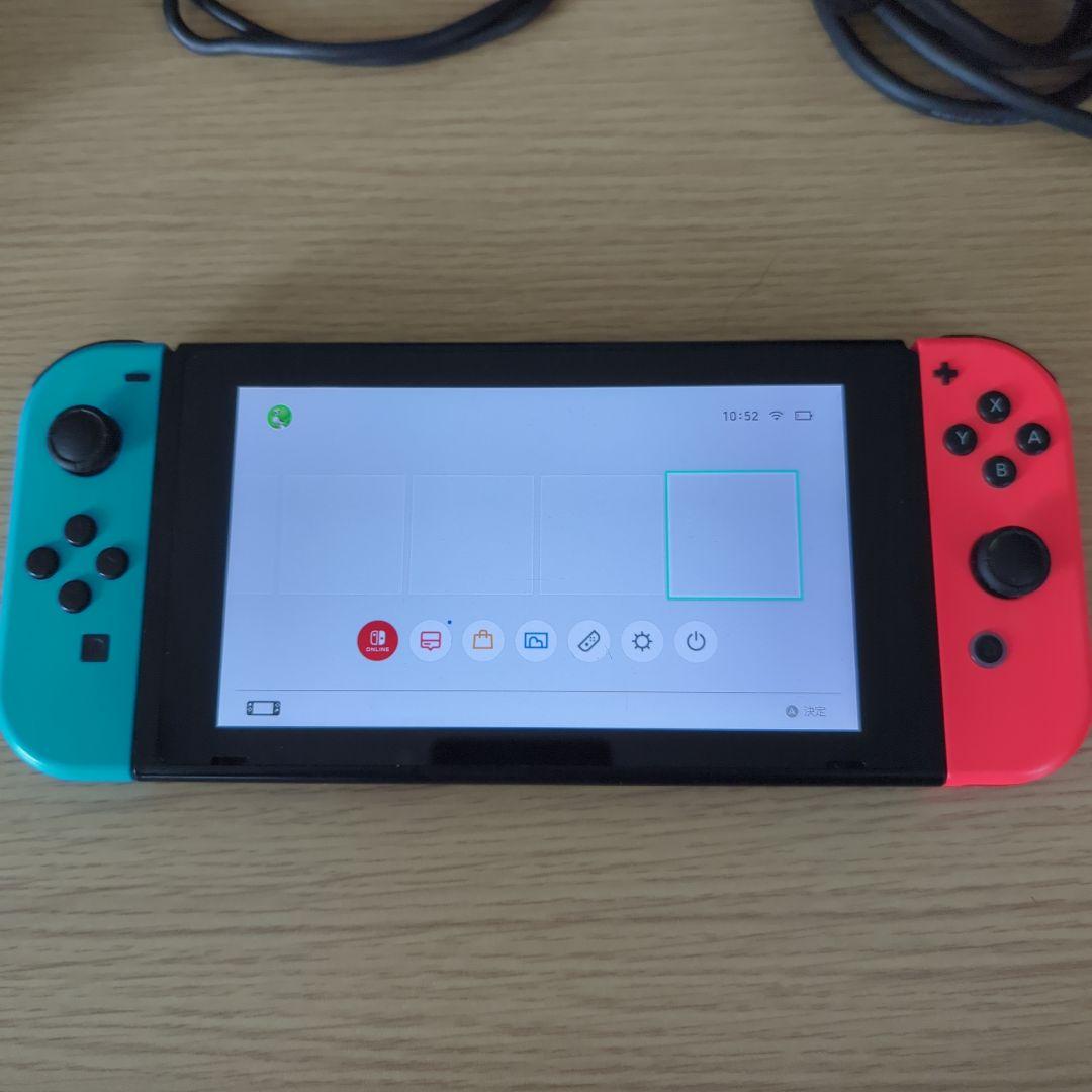 Nintendo switch ネオンブルー　本体