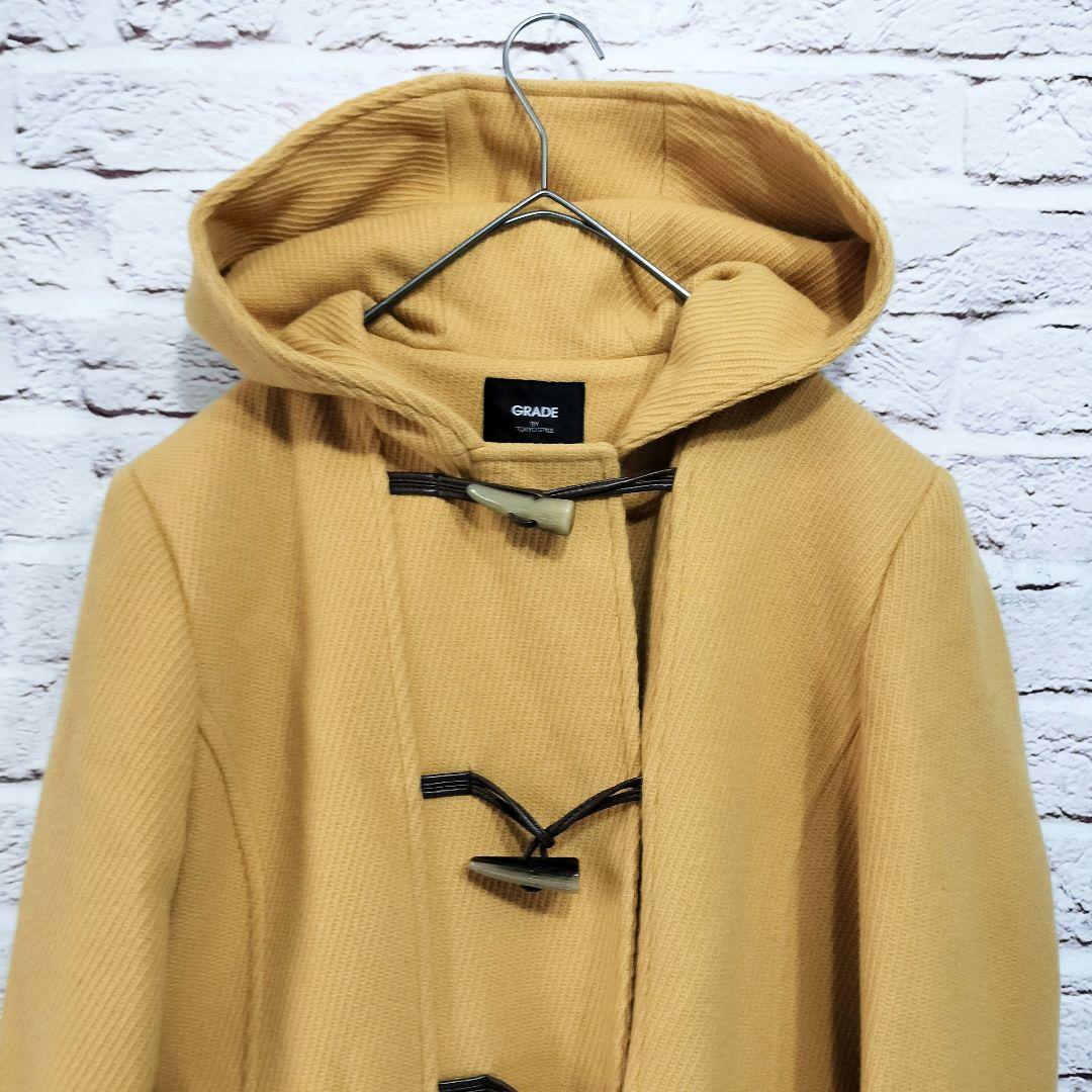 【極美品】グレイド GRADE ダッフルコート Aライン アンゴラ混