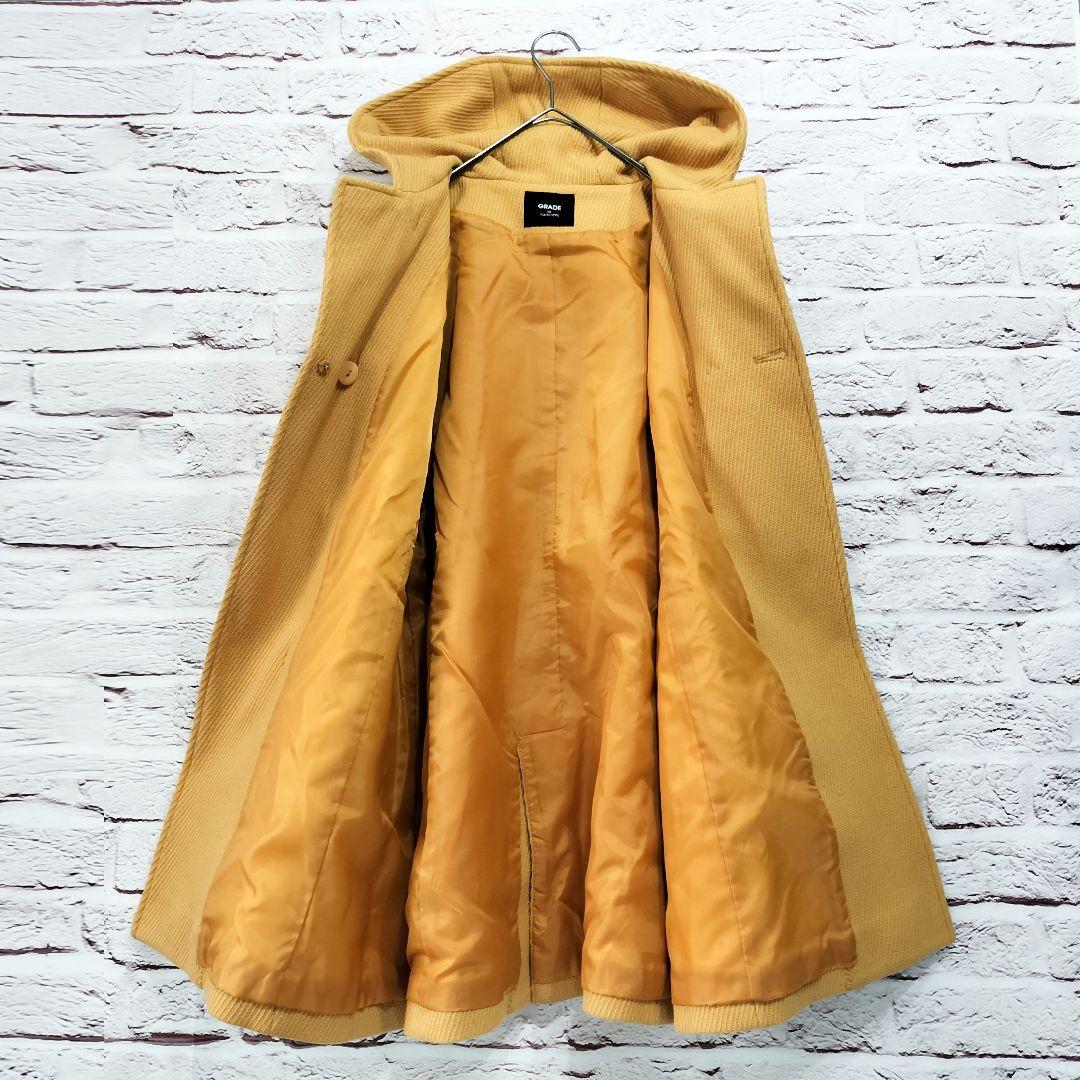 【極美品】グレイド GRADE ダッフルコート Aライン アンゴラ混