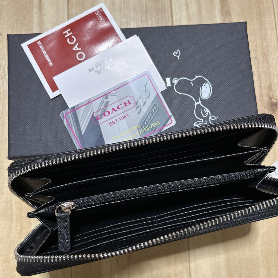 ✨新品未使用 ✨COACH コーチ 長財布 スヌーピー シグネチャー柄