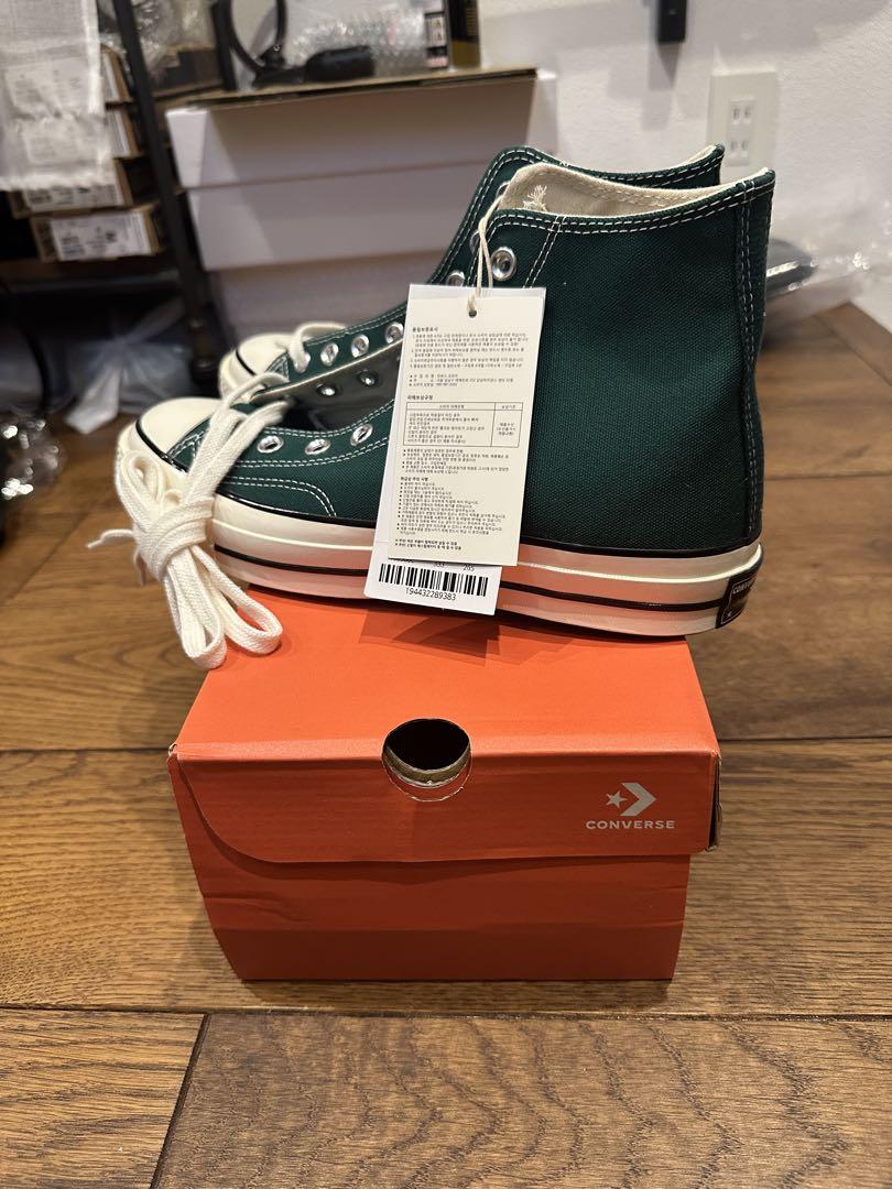 新品　CONVERSE CT70 グリーン　スニーカー　26.5