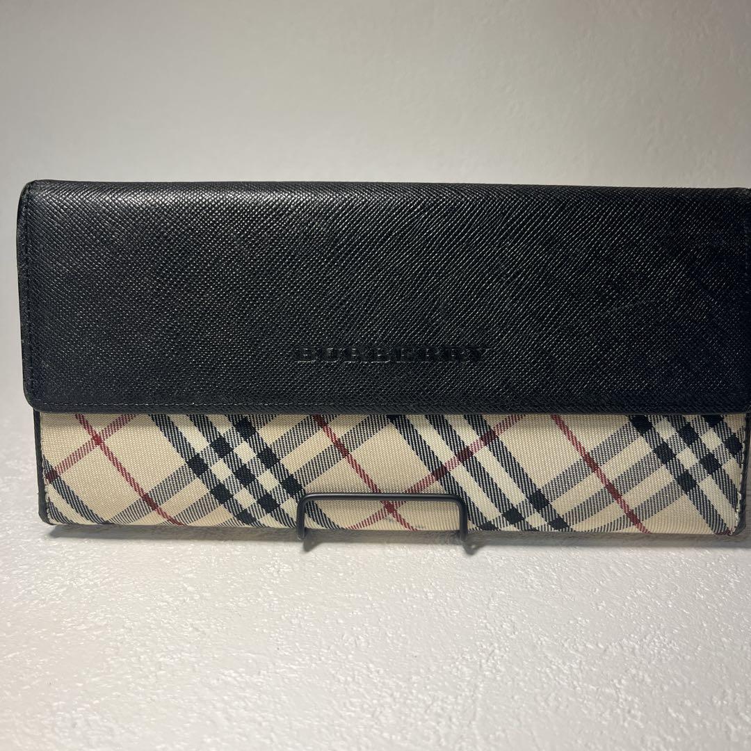 BURBERRY 長財布　ウォレット　三つ折り　ノバチェック