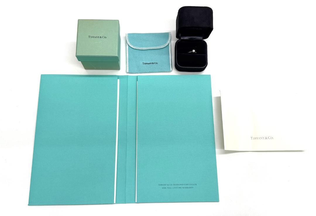 極美品☆Tiffany & Co. ダイヤモンドリング10号　PT950　VS1