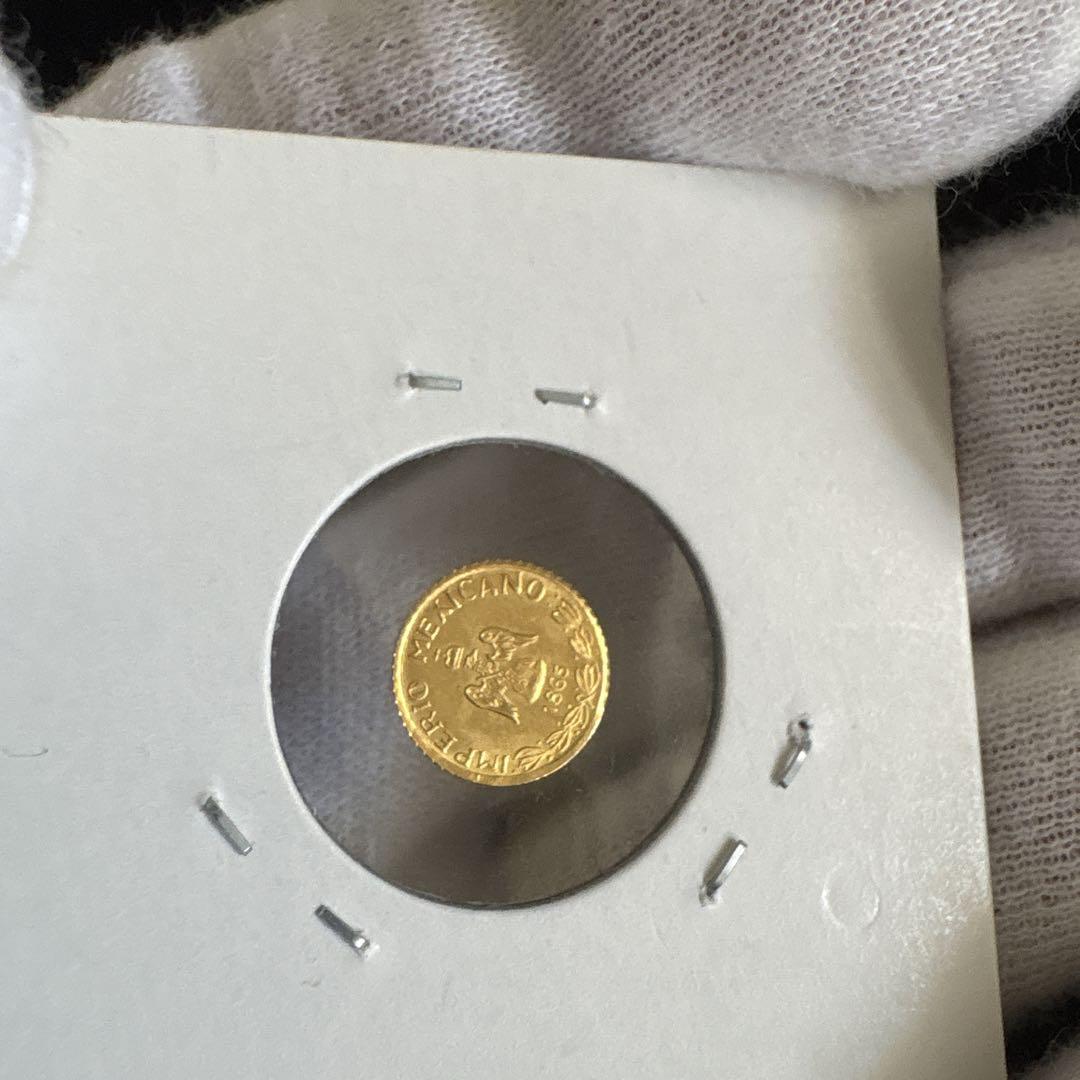 1865年 メキシコミニチュア金貨