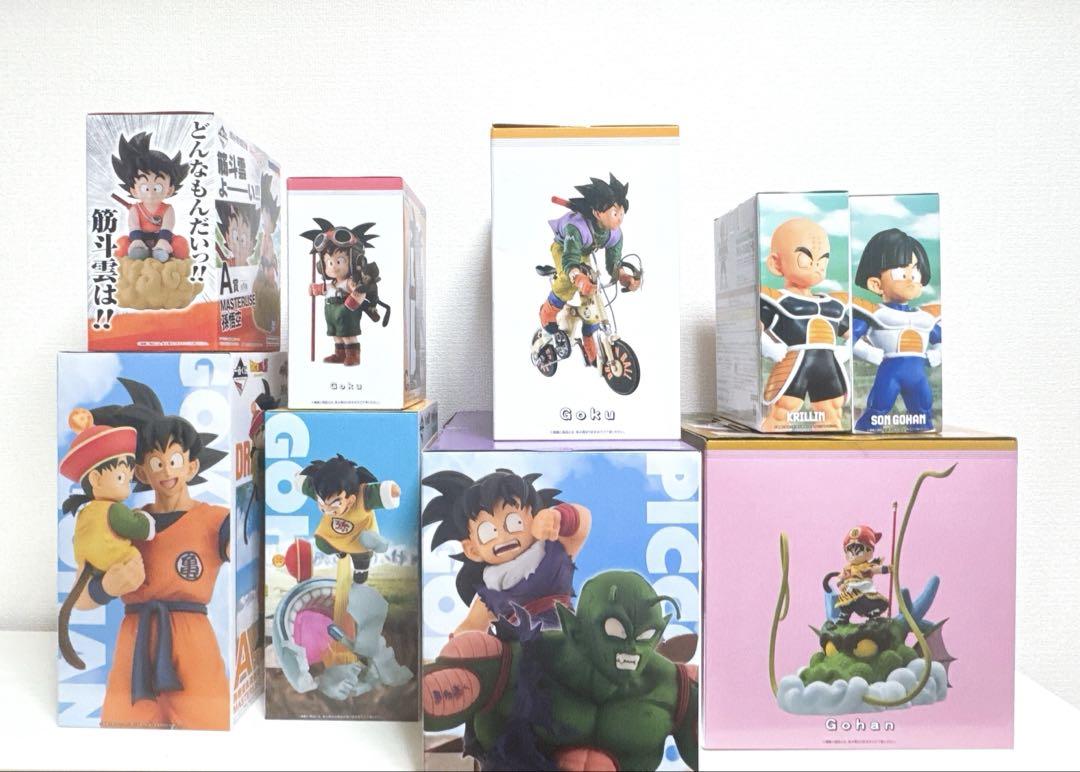 ドラゴンボール　一番くじ　孫悟空　孫悟飯　ピッコロ　クリリン　まとめ売り　全9点 ドラゴンボール 一番くじ 孫悟空 孫悟飯 ピッコロ クリリン