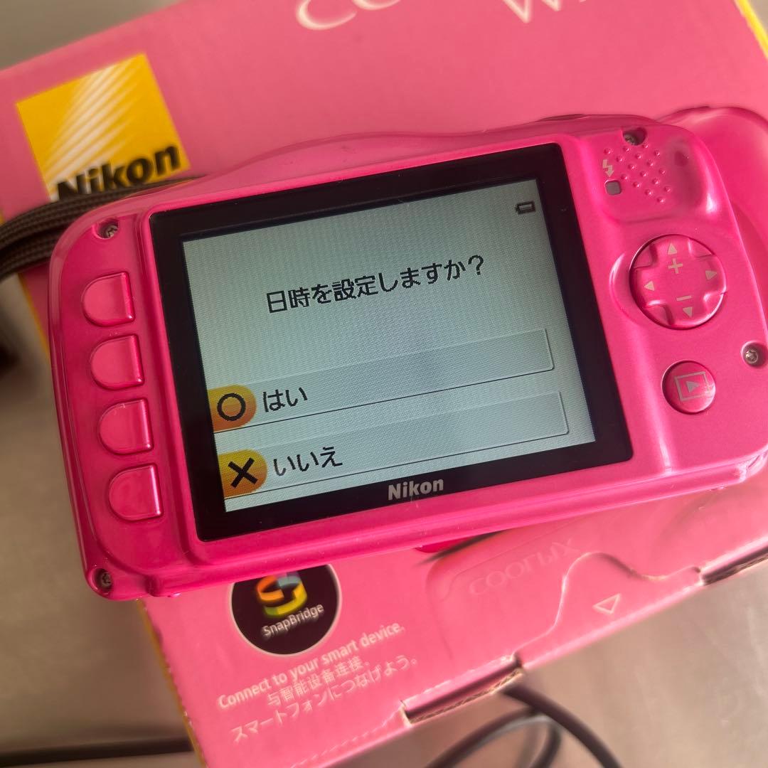 Nikon COOLPIX W100 ピンク 防水 動作確認済み Nikon COOLPIX W100 ピンク 防水 動作確認済み