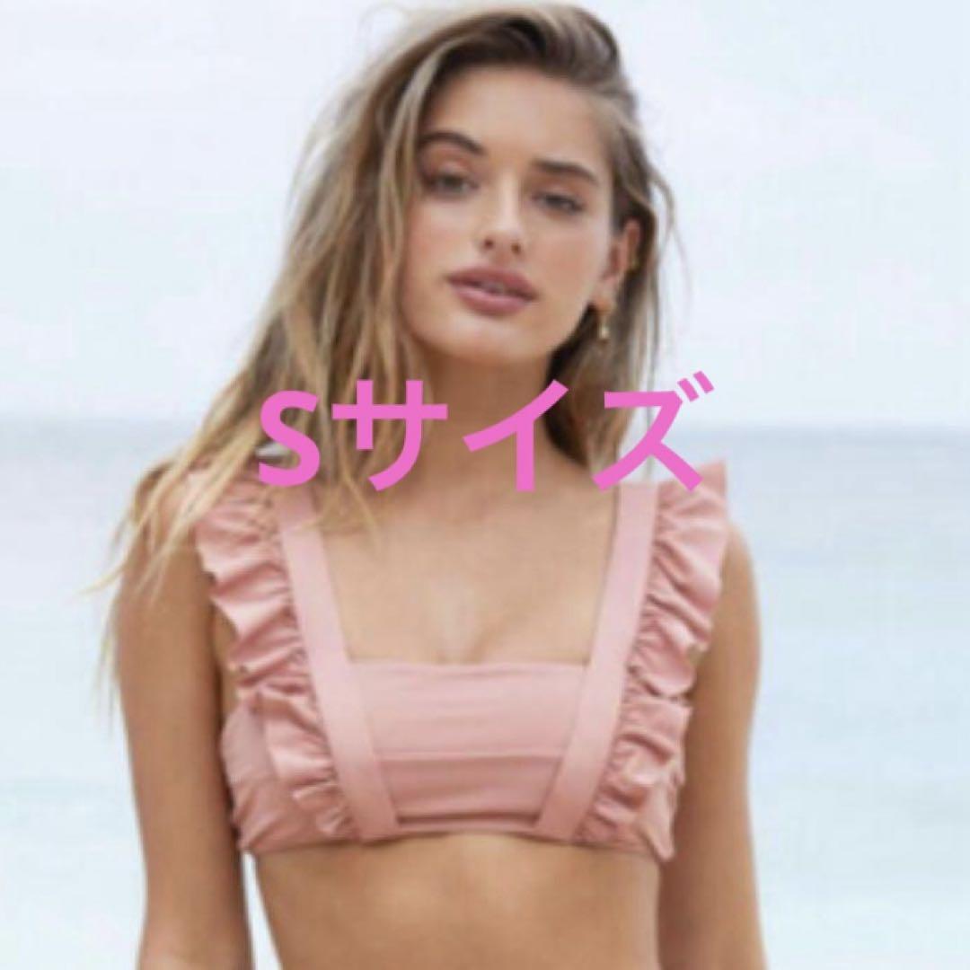ALEXIA STAM フリル付き花柄セパレート水着 新品‼︎】【匿名配送】【送料込】ALEXIA STAM 花柄セパレート水着 L