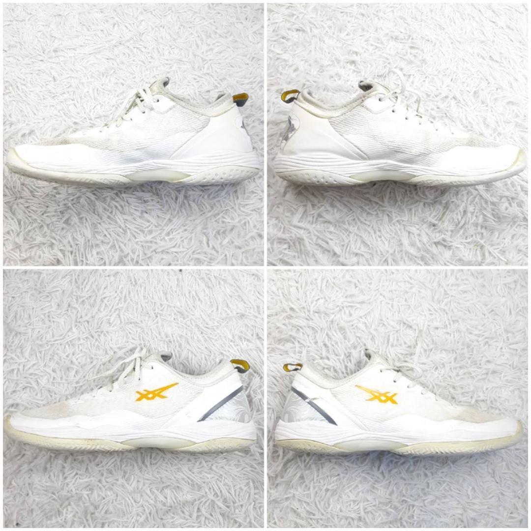 美品 28㎝◎アシックス GLIDE NOVA FF2 バスケットシューズ 白
