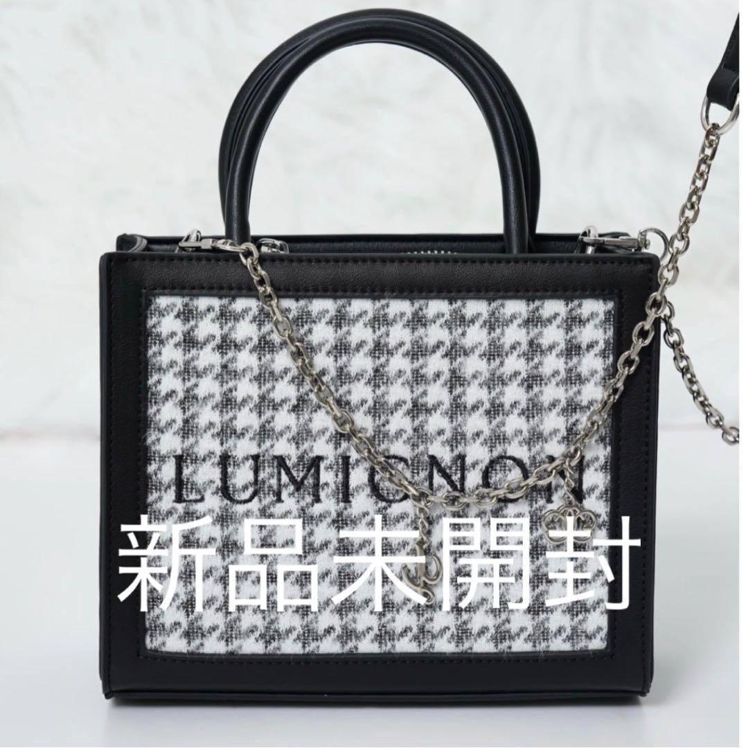 lumignon Lumignon houndstooth 2way bag lumignon Lumignon houndstooth 2way bag