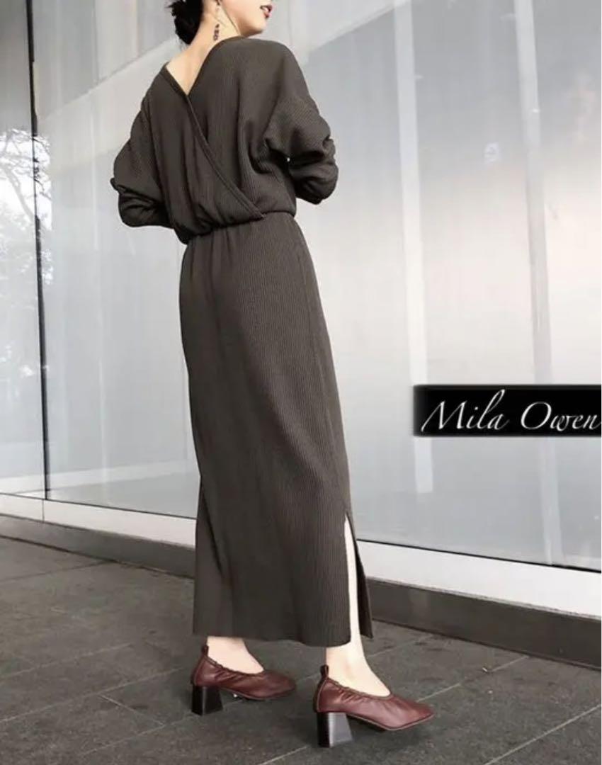 Mila Owen 2way ワッフル ロングワンピース カジュアルワンピース - メルカリ Mila Owen 2way ワッフル ロングワンピース カジュアルワンピース - メルカリ