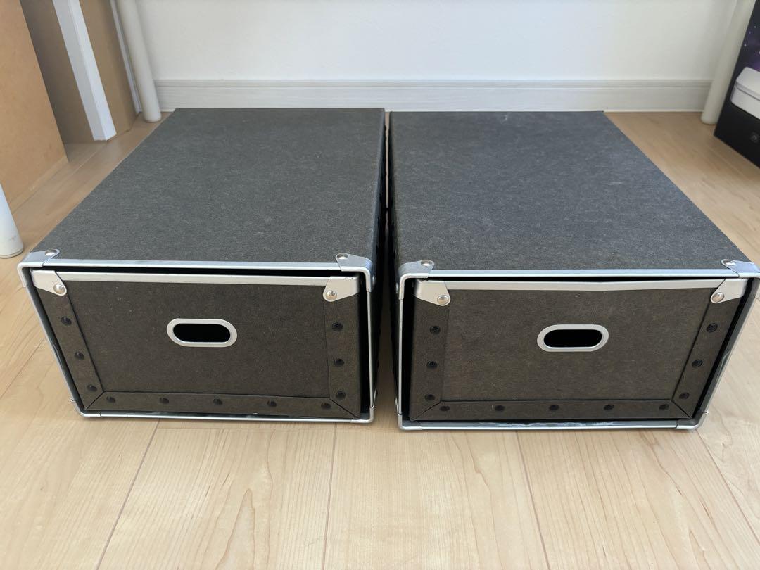 無印良品 硬質パルプボックス・引出式・深型 2コセット - メルカリ