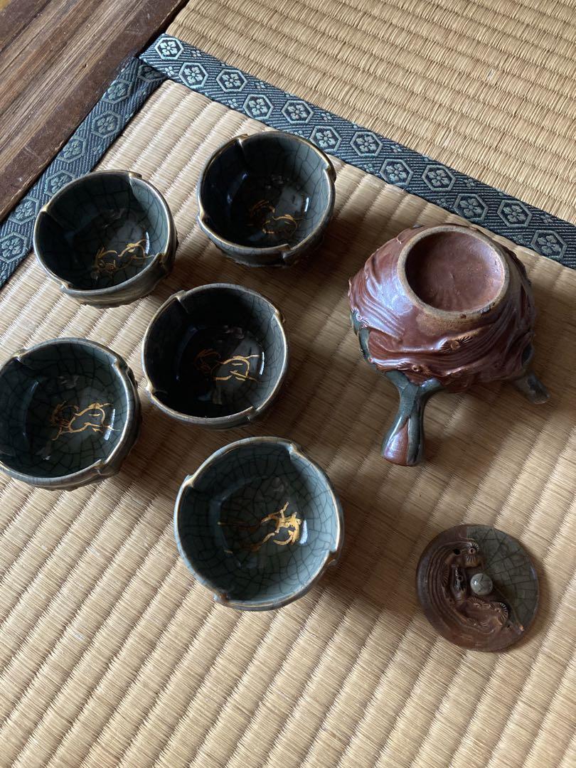 福袋・半額ポスター - クリーニング屋さん専用の通 相馬坂文 急須セット 陶芸