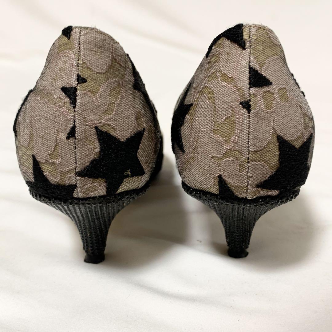 N˚21/ヌメロ ヴェントゥーノ*36/23cm*星/レース*パンプス　靴