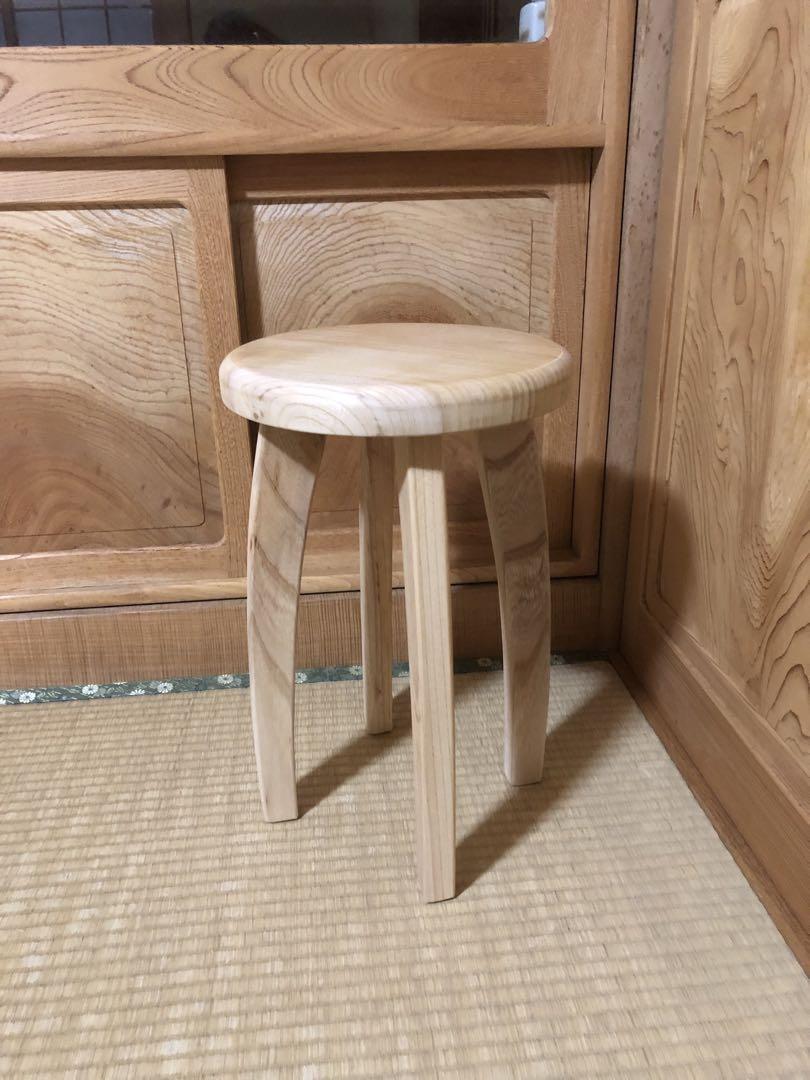 1253 建具屋一筋58年のおじいちゃんの手作りスツール、イス