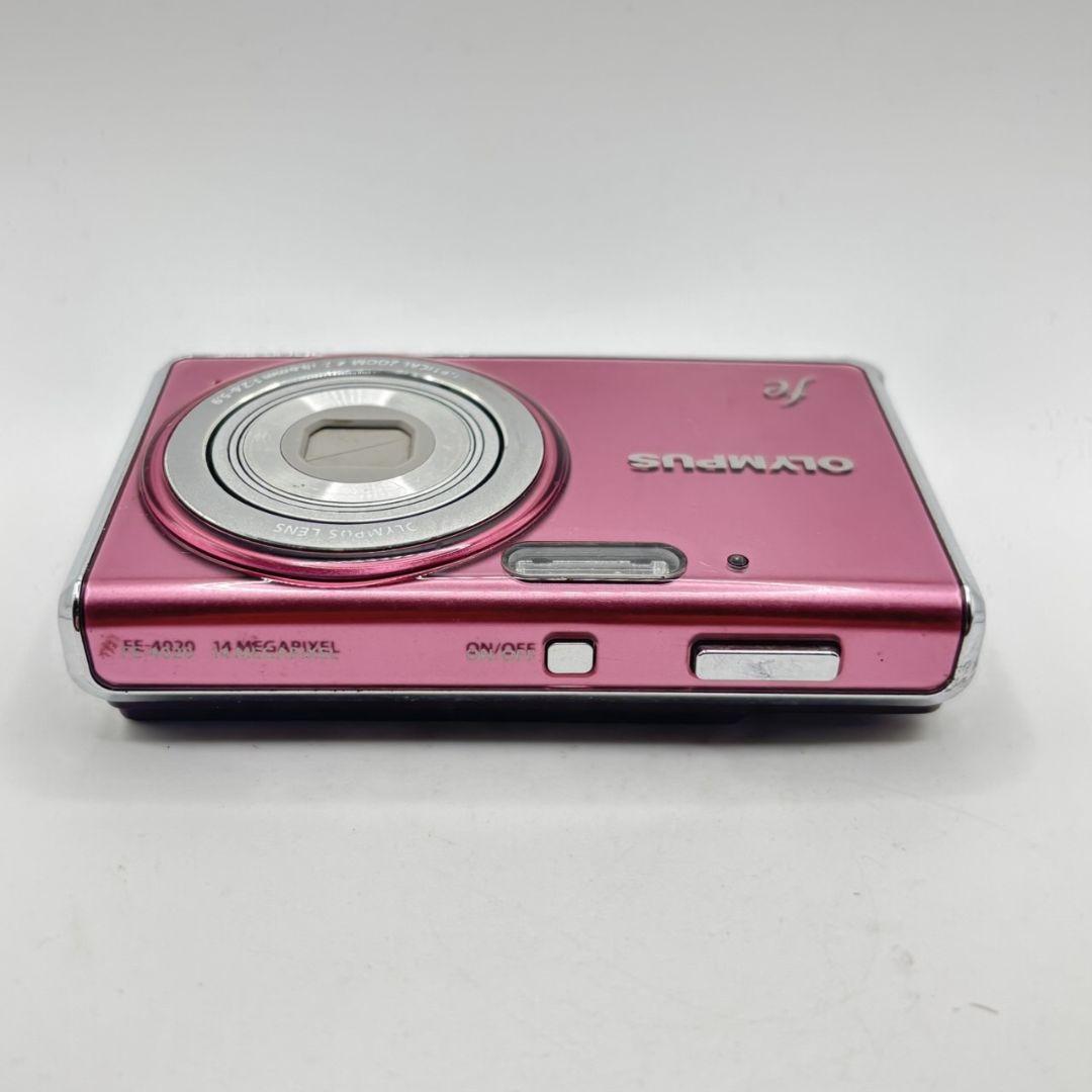 OLYMPUS FE-4020 ピンク バッテリー付 - メルカリ