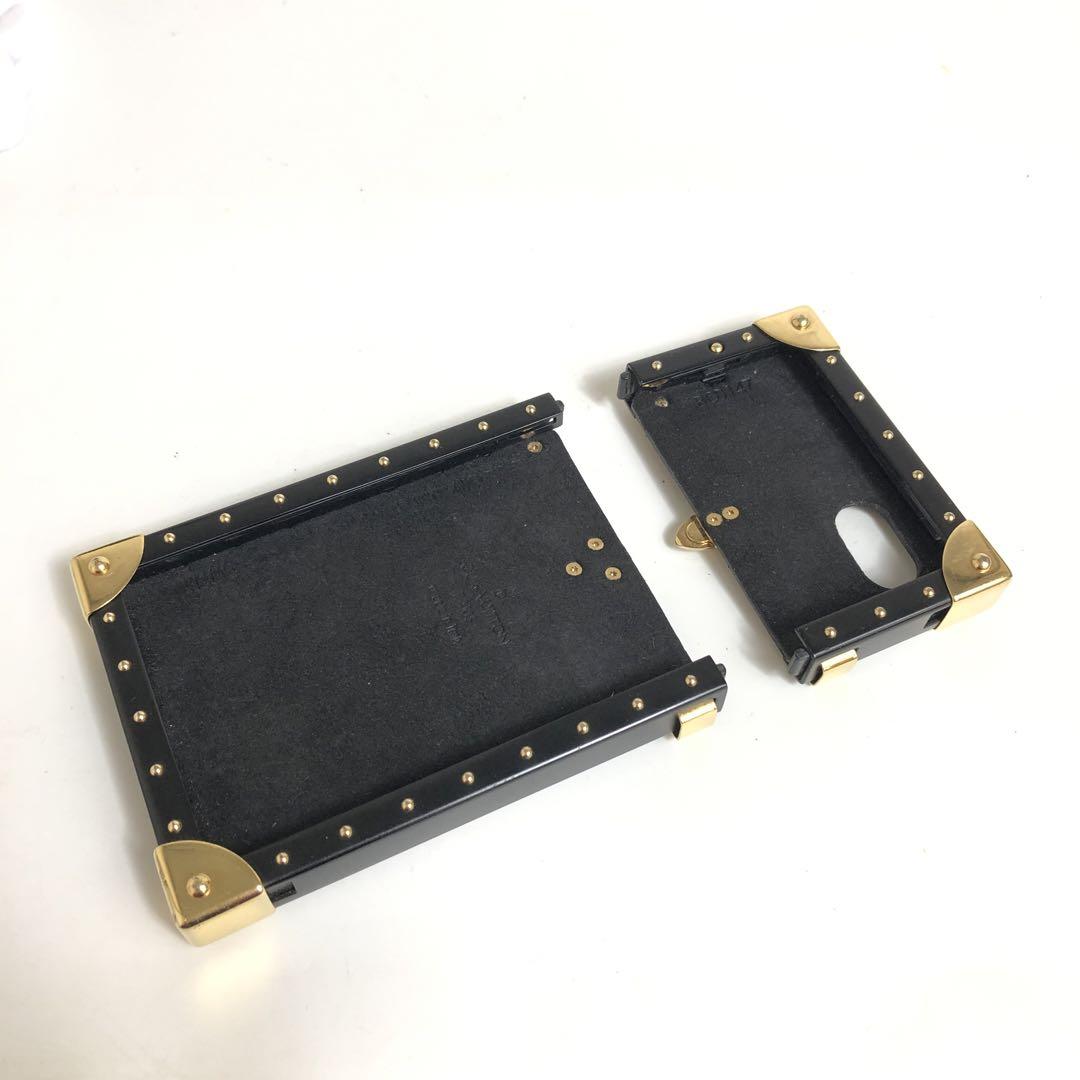 人気のクリスマスアイテムがいっぱい！ ☆11D358 ルイヴィトン アイトランク スマホケース LVロゴ ブラウン iPhoneアクセサリー