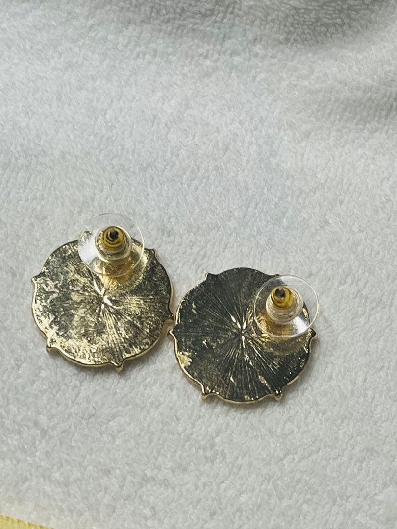 多色ビーズブレスレットとピアス　セット