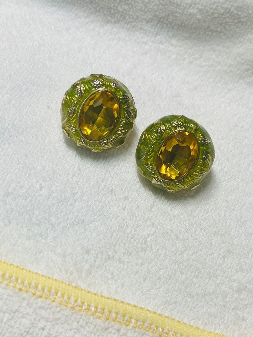 多色ビーズブレスレットとピアス　セット