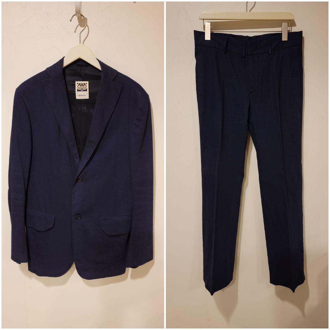 MENICHETTI メニケッティー リネンスーツセットアップ