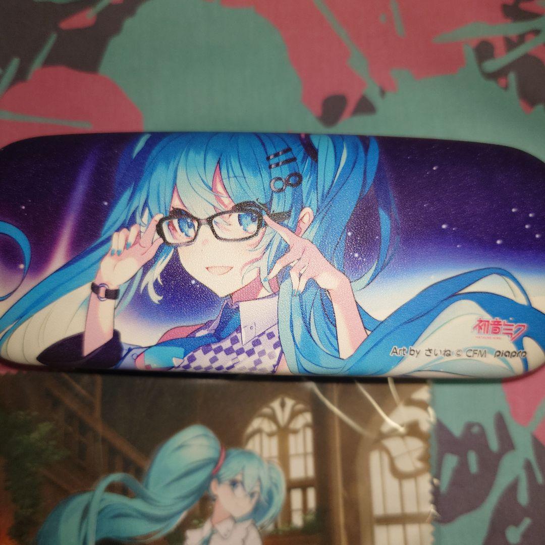 未使用品】初音ミク PCメガネ MIKU-009 008ケース セット - メルカリ