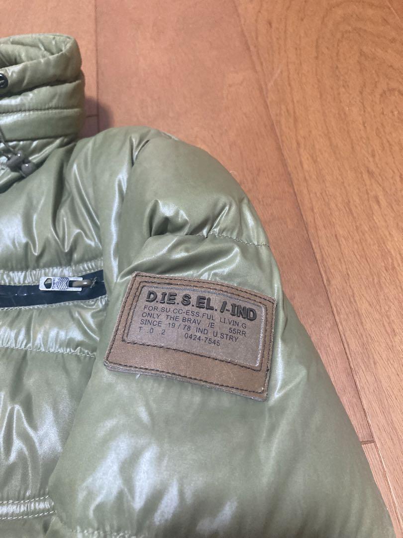 DIESELダウンジャケット　グリーン